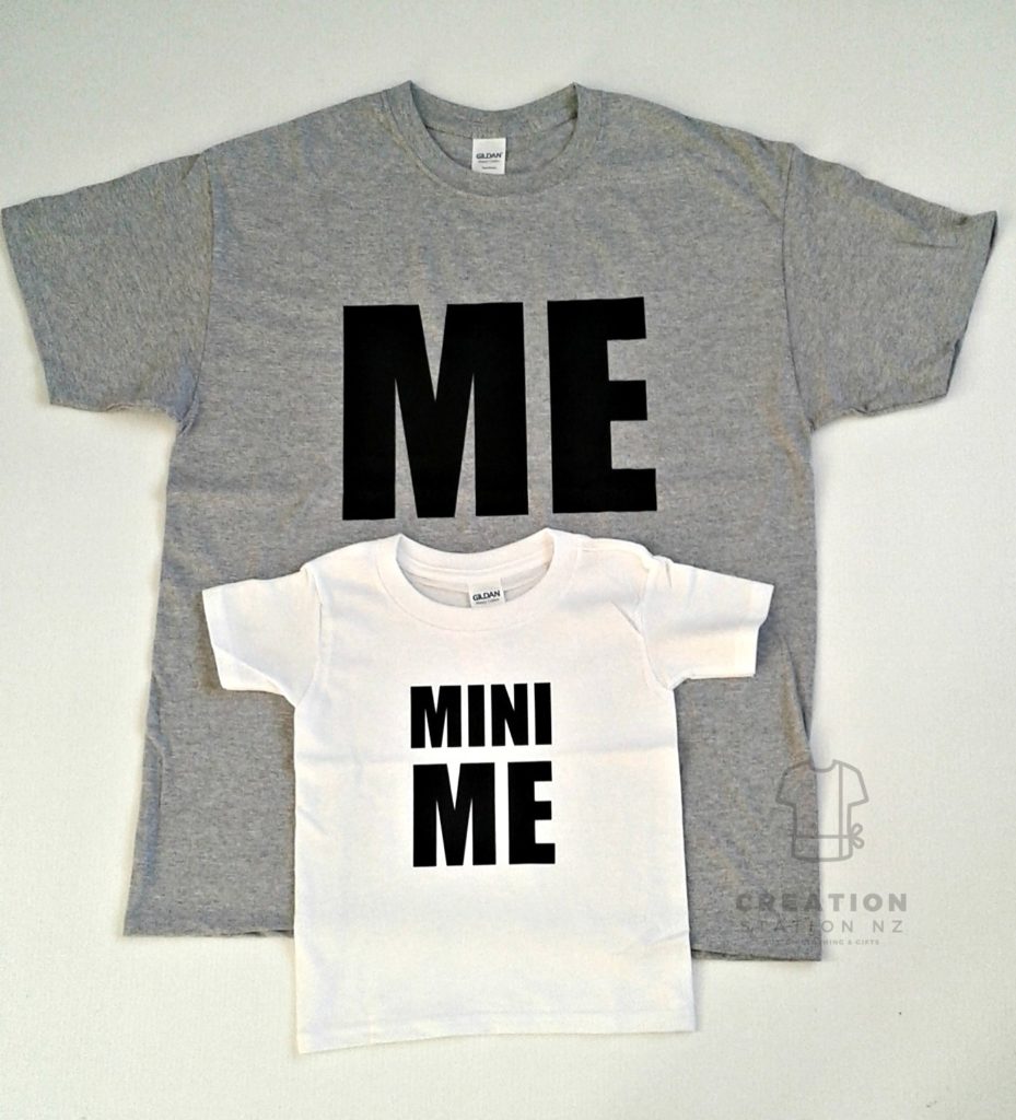 Me and Mini Me daddy and child tshirt set