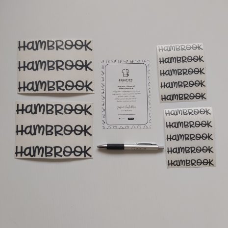 Hambrook name labels