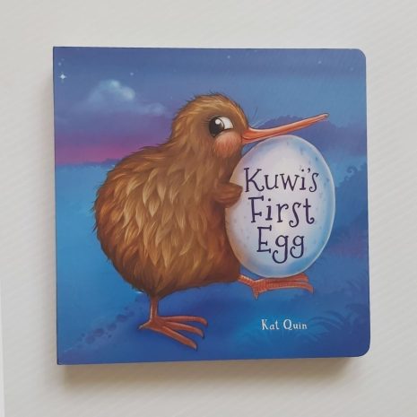 Kuwi's First Egg board book front